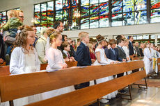 Feier der 1. Heiligen Kommunion in Sankt Maria (Foto: Michael Bohl)